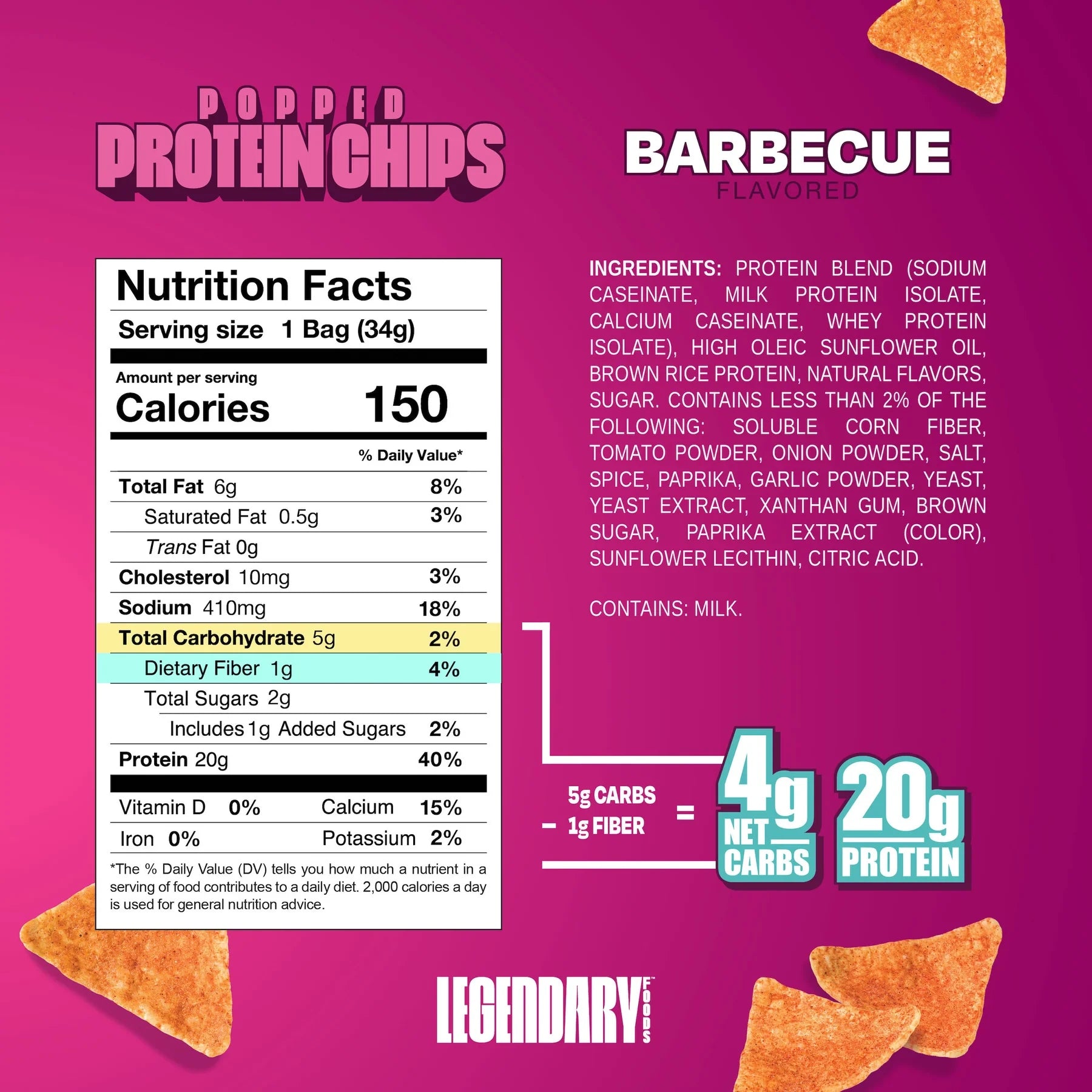 Legendary Protein Chips - Barbecue Nutrition.webp