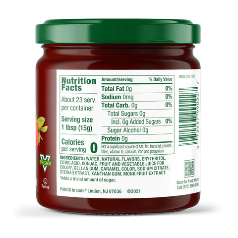 Walden Farms Strawberry Spread - Back.webp