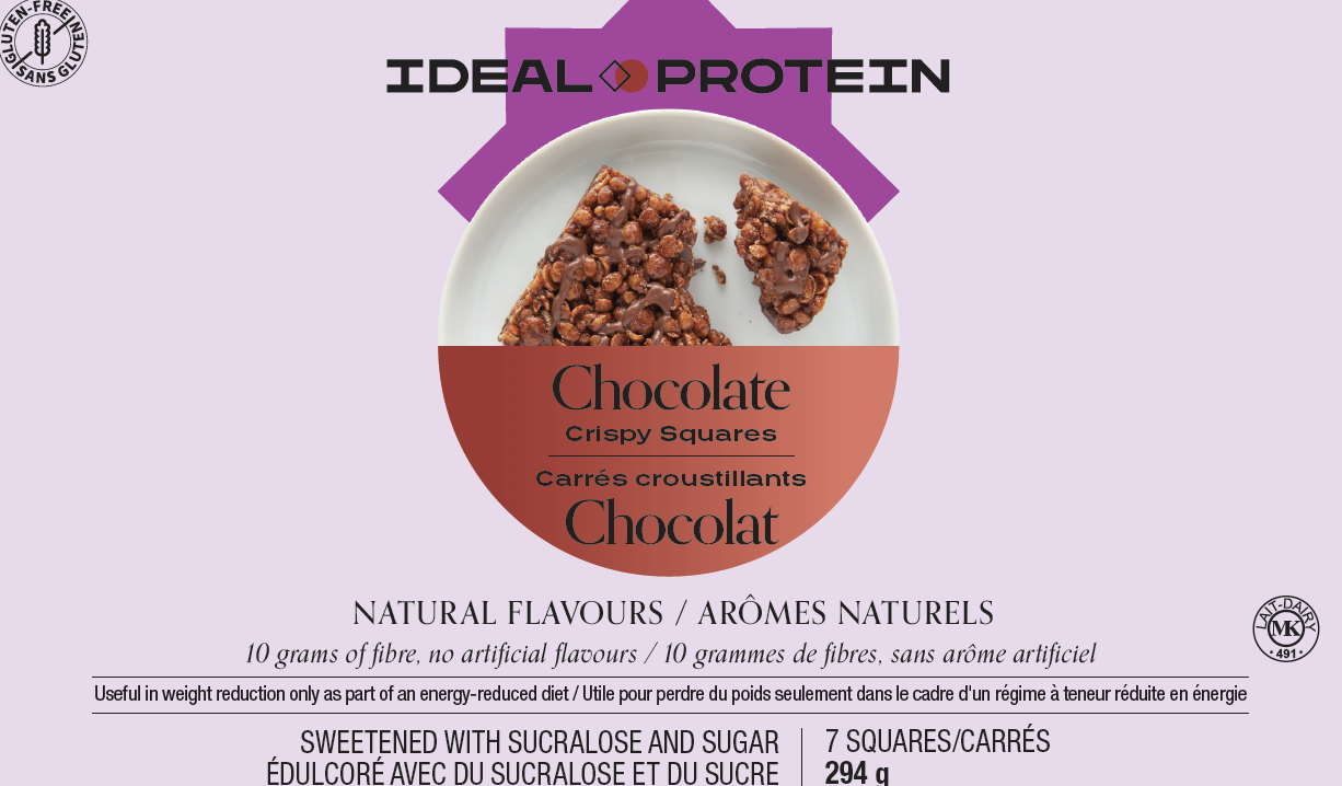 Ideal Protein Chocolate Crispy Square