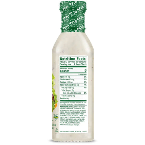 Walden Farms Ranch Dressing - Back.webp