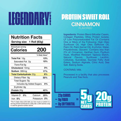 Legendary Sweet Roll - Cinnamon Nutrition.webp