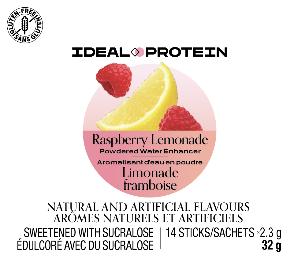 Ideal Protein Raspberry Lemonade Water Enhancer