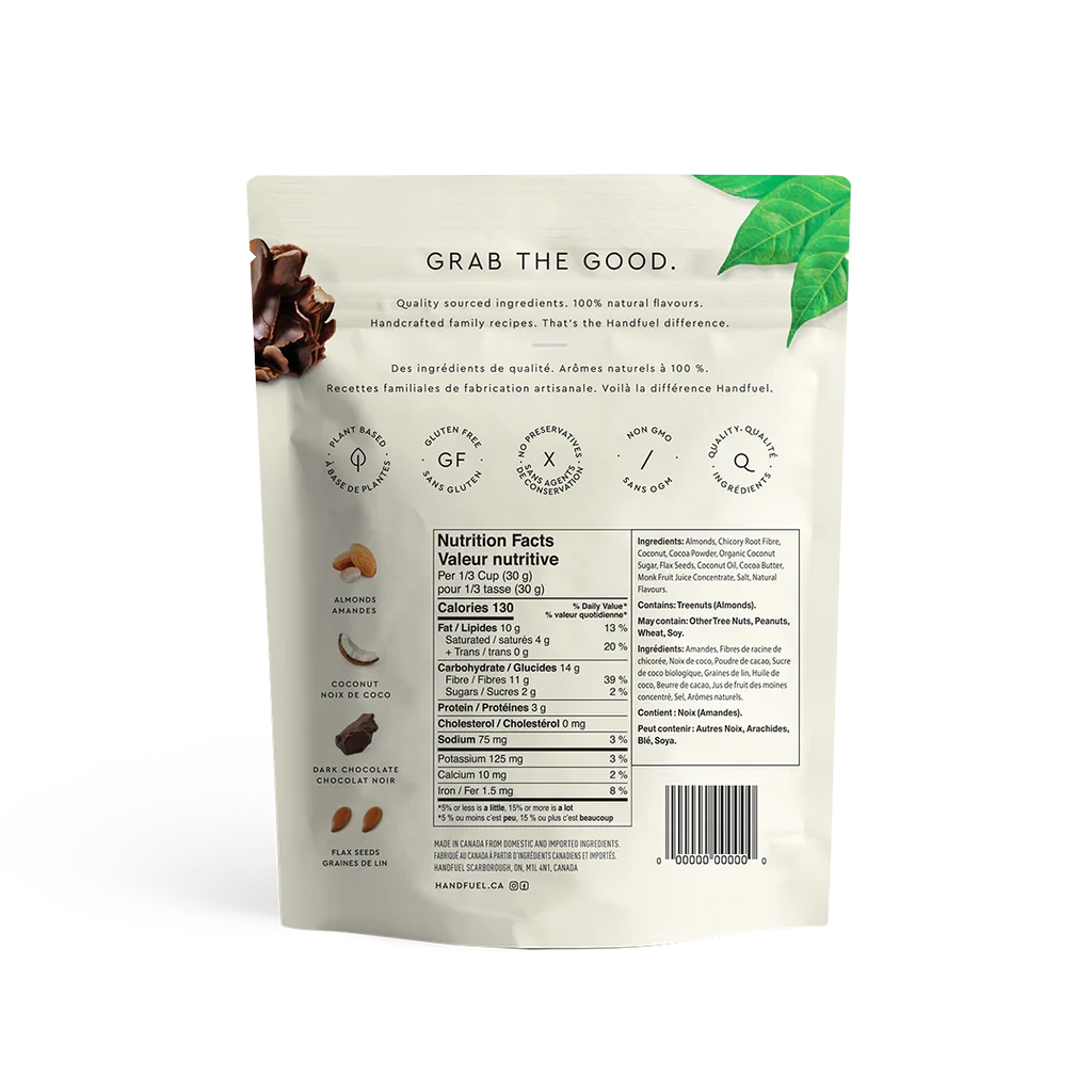 Handfuel - Chocolate Cluster Nutrition.webp