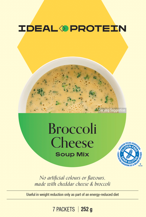 Ideal Protein Broccoli Cheese Soup