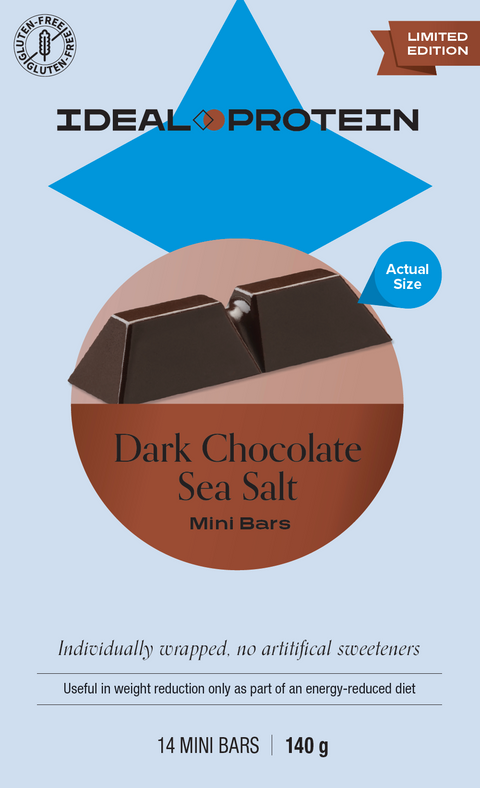 Ideal Protein Dark Chocolate Sea Salt Mini Bar