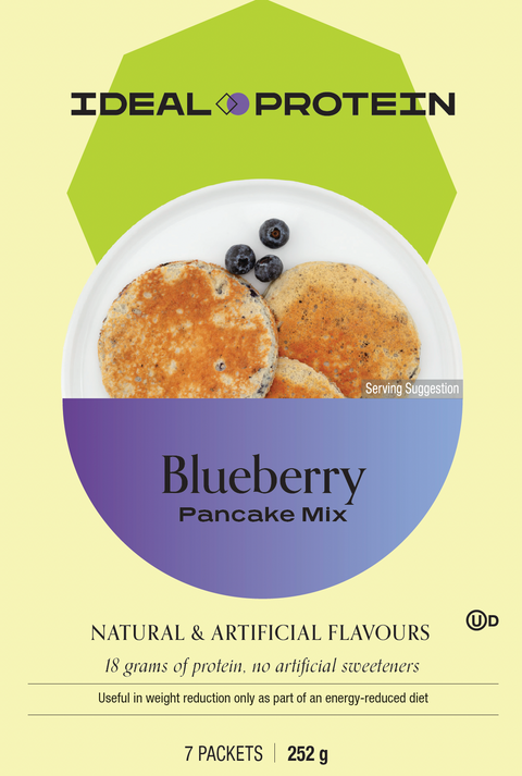 Ideal Protein Blueberry Pancakes