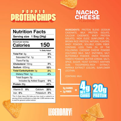 Legendary Protein Chips - Nacho Nutrition.webp