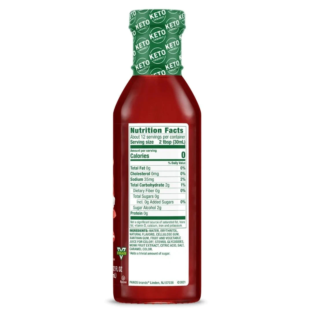 Walden Farms - Strawberry Syrup - Back.webp